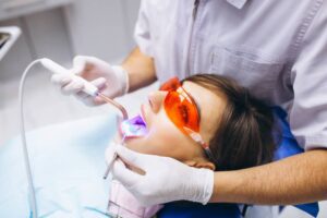 Teeth whitening procedure